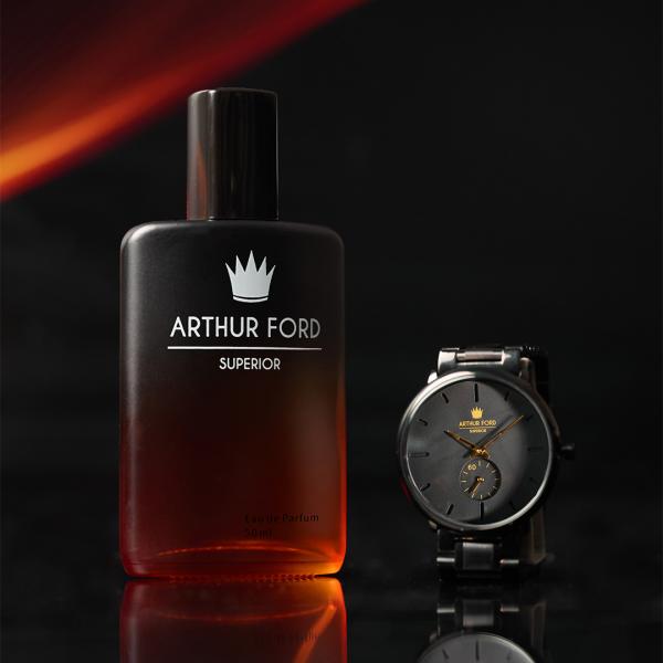 WATCH GIFT SET ORANGE#1 BLACK