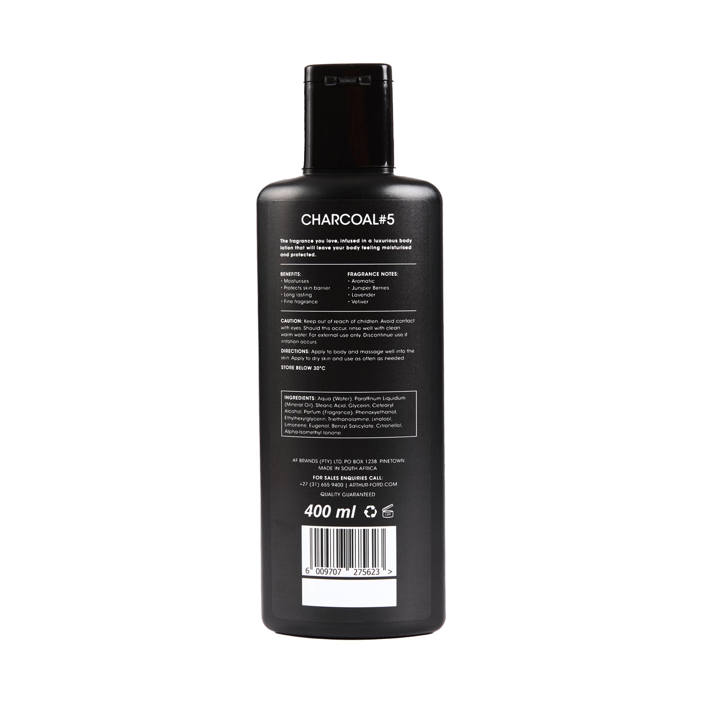 BODY LOTION CHARCOAL#5- 400ML