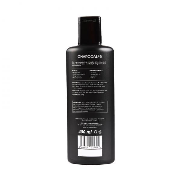 BODY LOTION CHARCOAL#5- 400ML