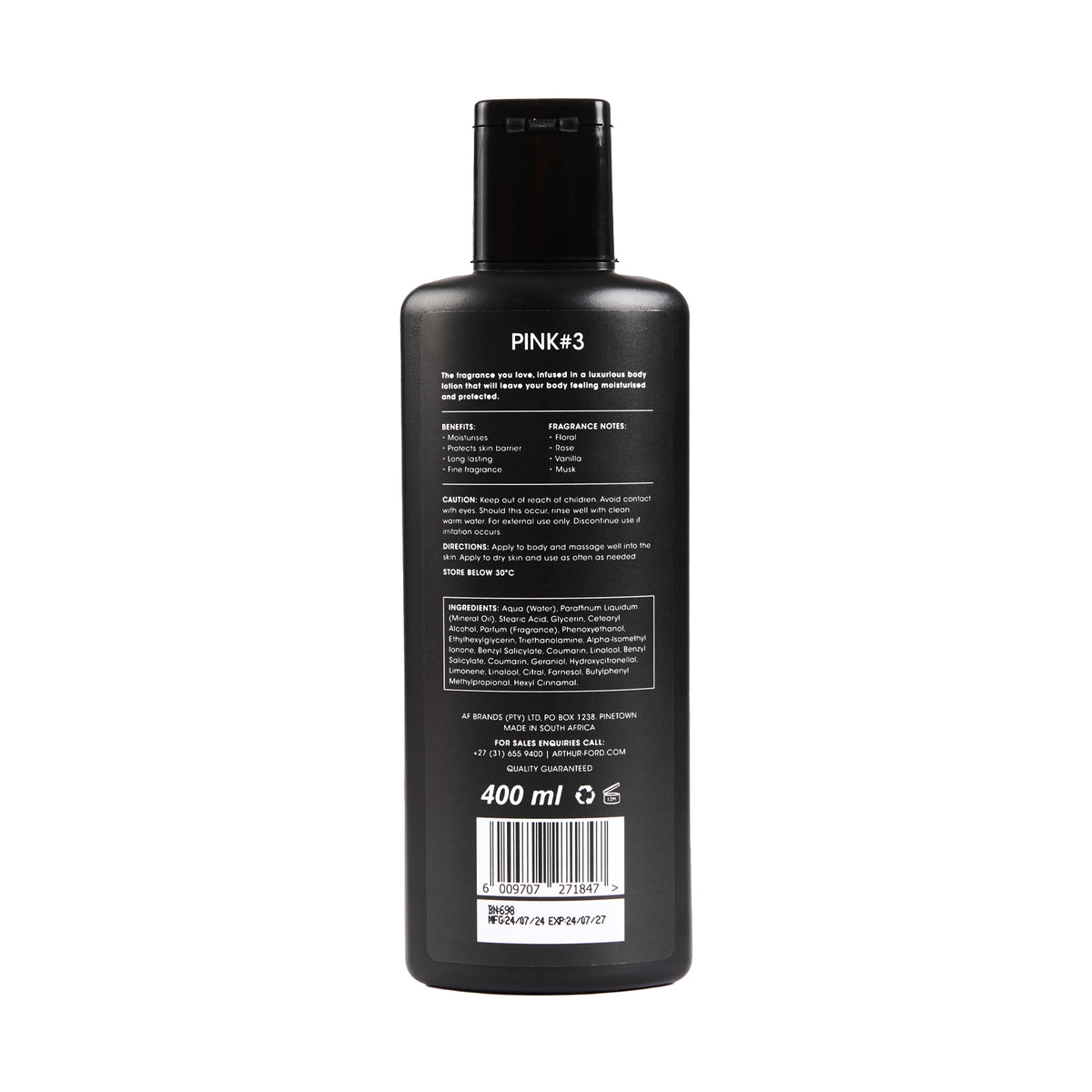 BODY LOTION PINK #3 - 400ML
