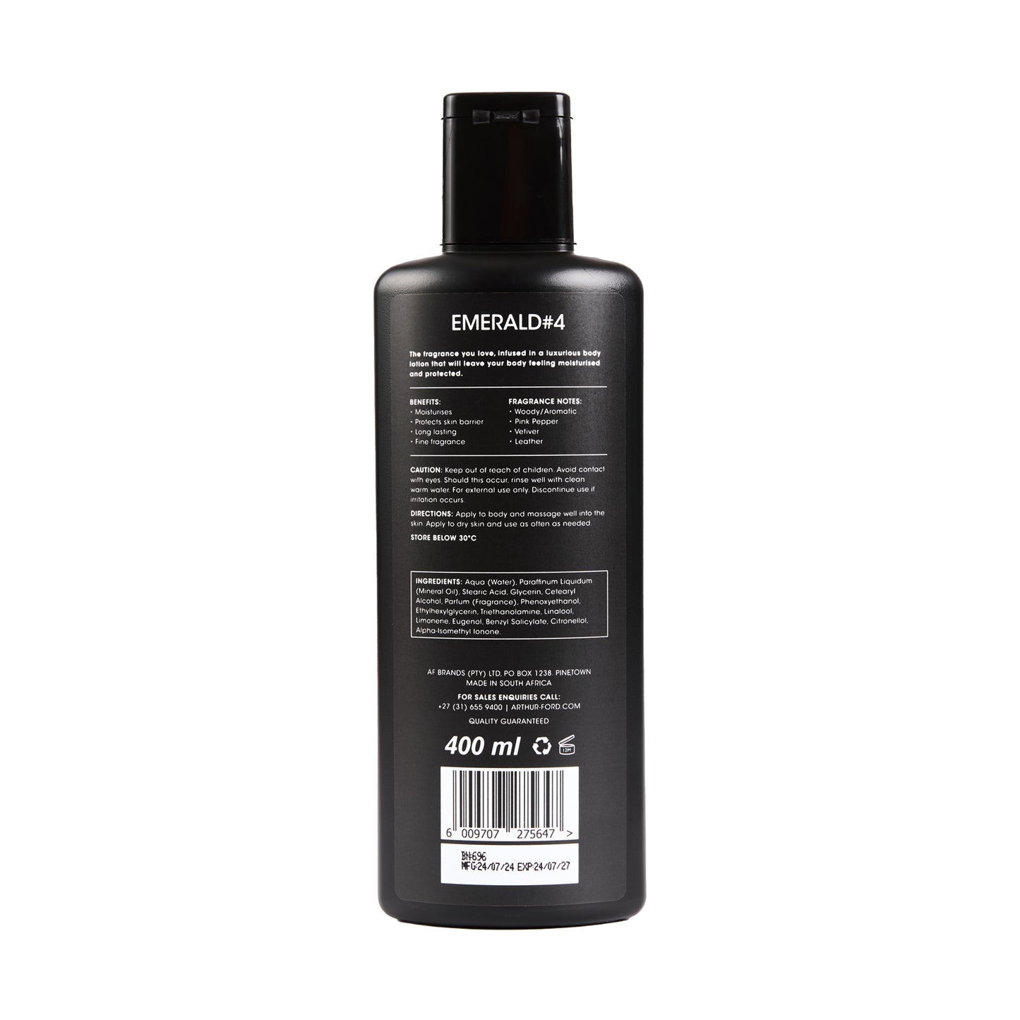 BODY LOTION EMERALD #4 - 400ML