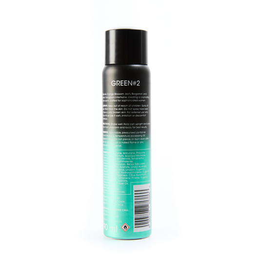 BODY SPRAY DEODORANT GREEN#2 90ML