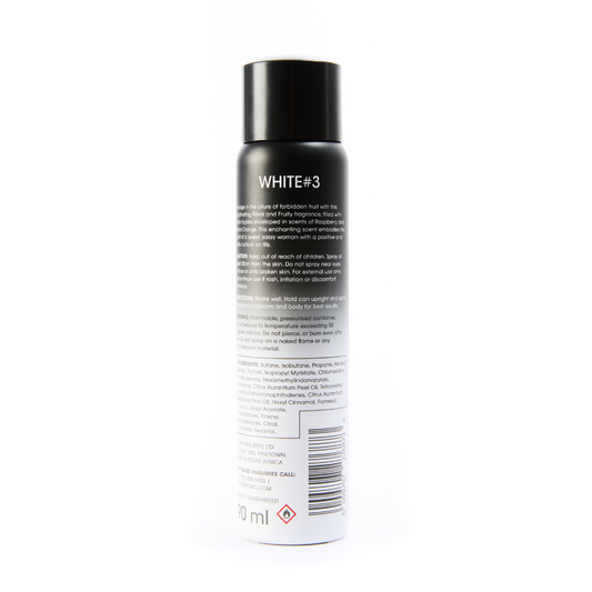 BODY SPRAY DEODORANT WHITE#3 90ML