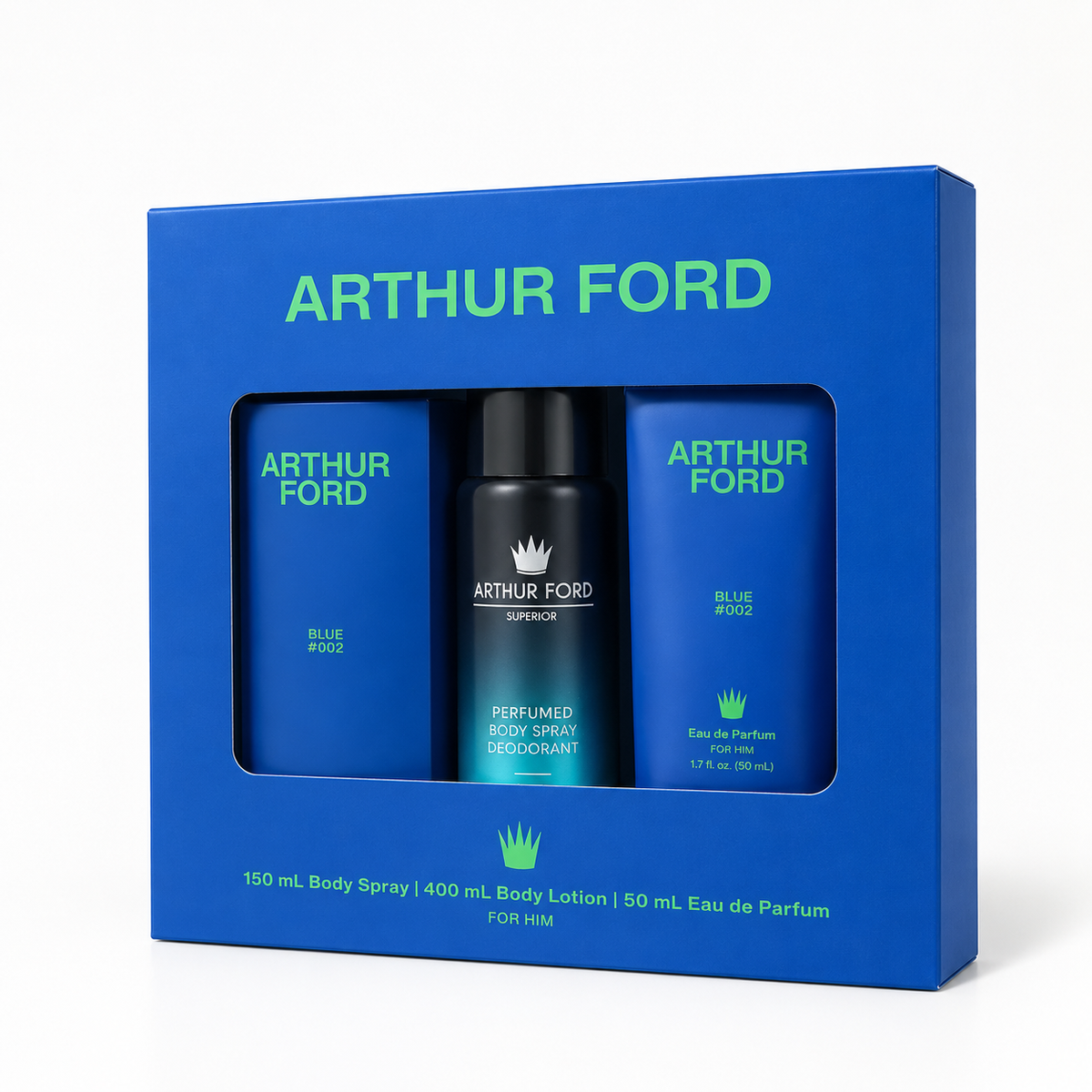 BODY SPRAY GIFT SET BLUE #2