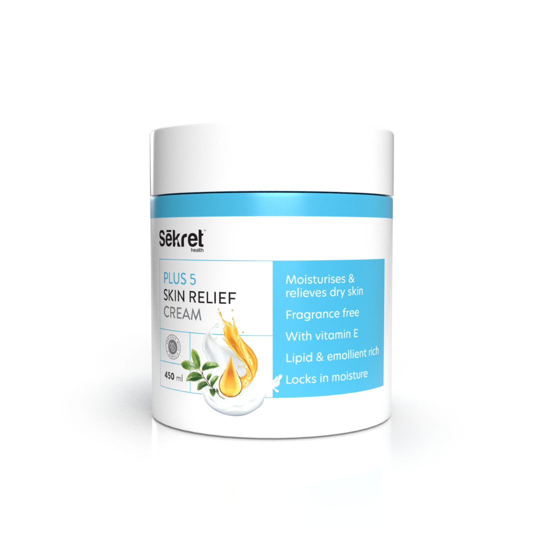 SEKRET PLUS 5 SKIN RELIEF CREAM 450ML (OLD)