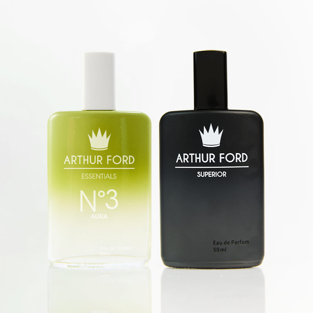 CHARCOAL #5 AND AURA EDT COMBO
