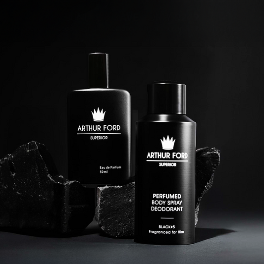 Black #7 Eau De Parfum +Black #5 Perfumed Deodorant Bundle Offer