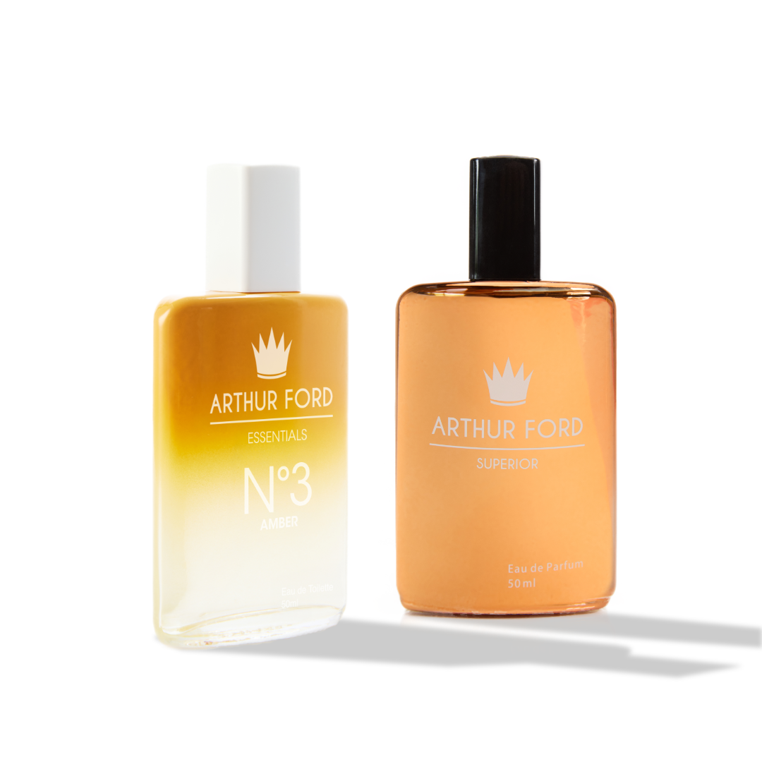 ROSE GOLD #1 AND AMBER EDT COMBO