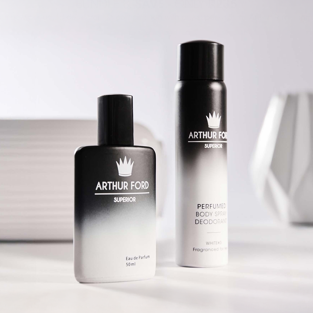 White #6 Eau De Parfum + White #3 Perfumed Deodorant Bundle Offer Arthur Ford