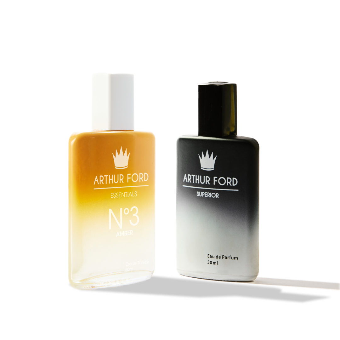 WHITE #2 AND AMBER EDT COMBO