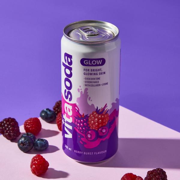 SEKRET - VITASODA GLOW DRINK BERRY BURST 300ML