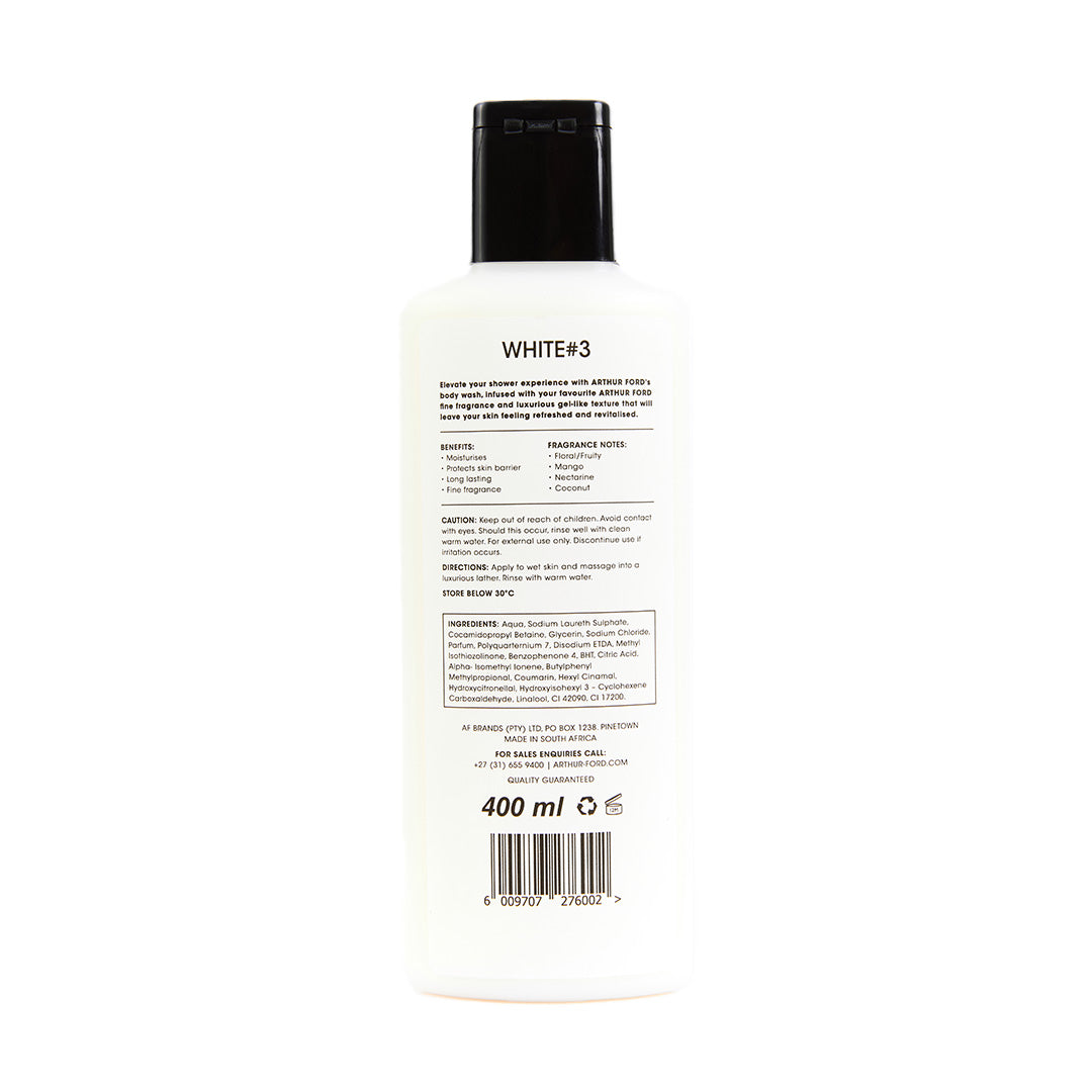 BODY WASH WHITE #3 - 400ML