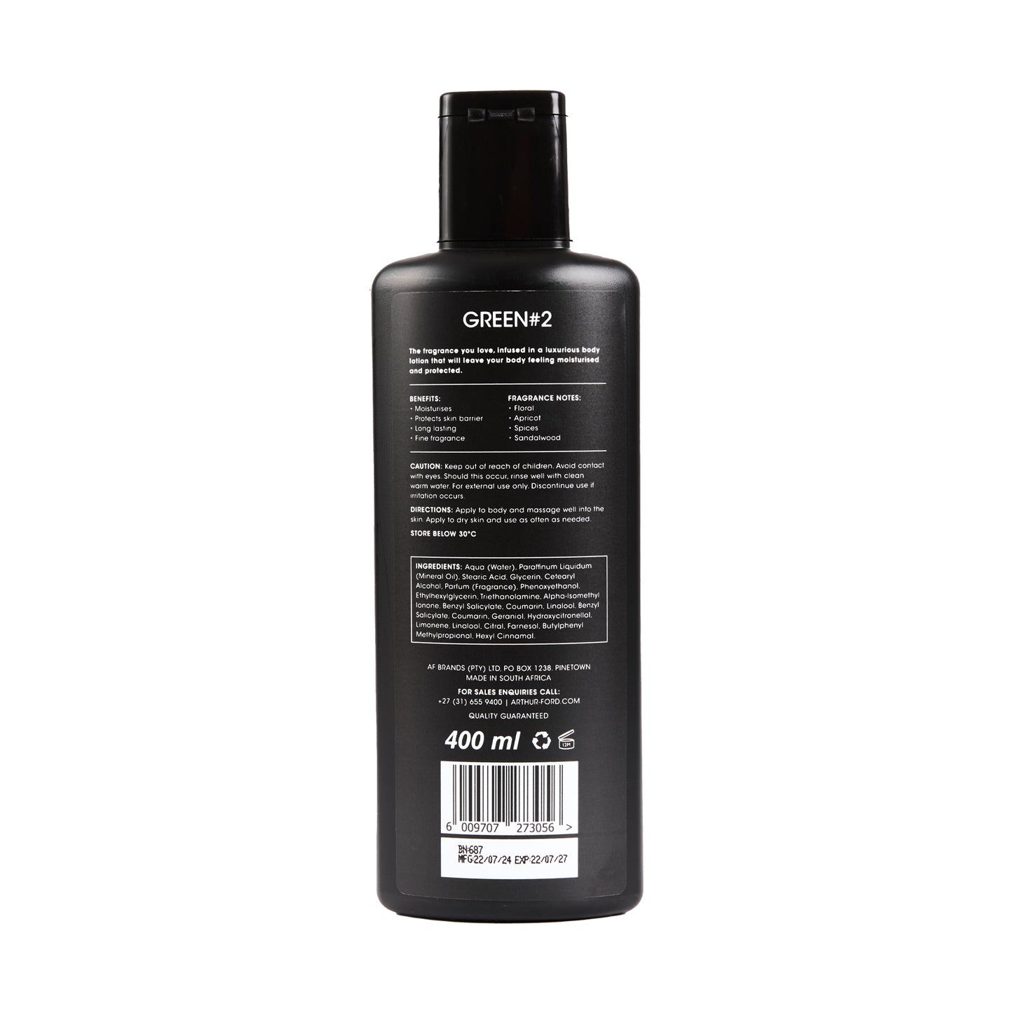 BODY LOTION GREEN#2 - 400ML