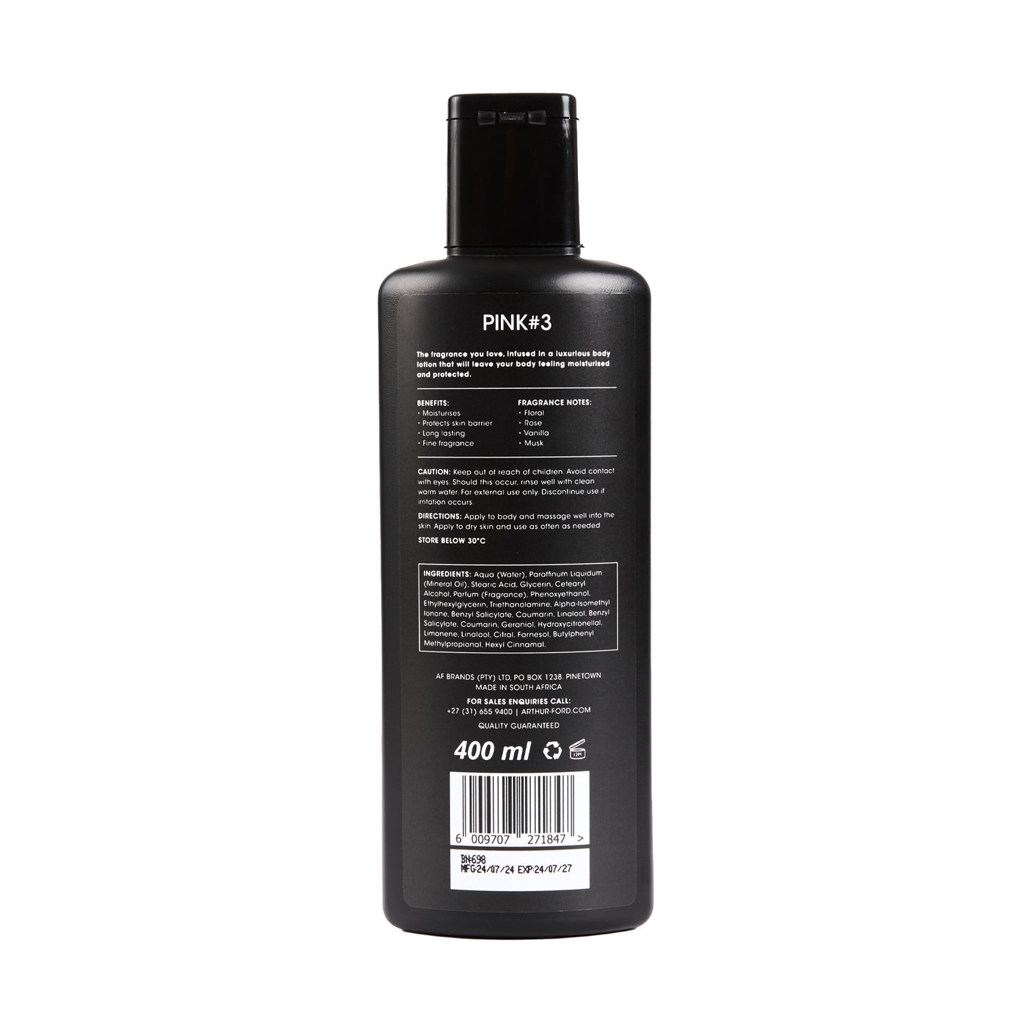 BODY LOTION PINK#3 - 400ML