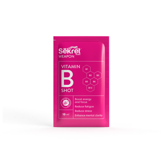 SEKRET WEAPON VITAMIN B SHOT SACHET 10ML