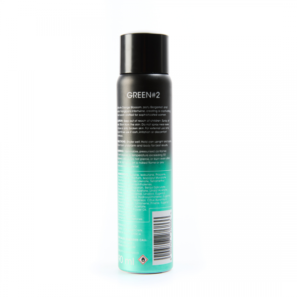 BODY SPRAY DEODORANT GREEN#2 90ML