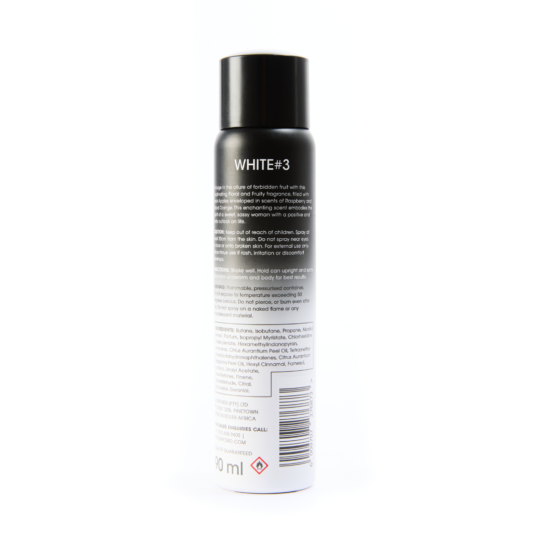 BODY SPRAY DEODORANT WHITE#3 90ML