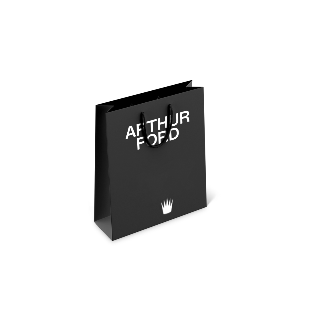 AF BLACK GIFT BAG - MEDIUM