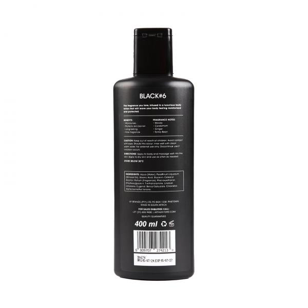 BODY LOTION BLACK#6 - 400ML
