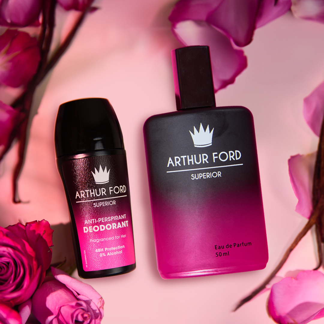 Pink #2 Perfume (50ml) & Roll-On Combo