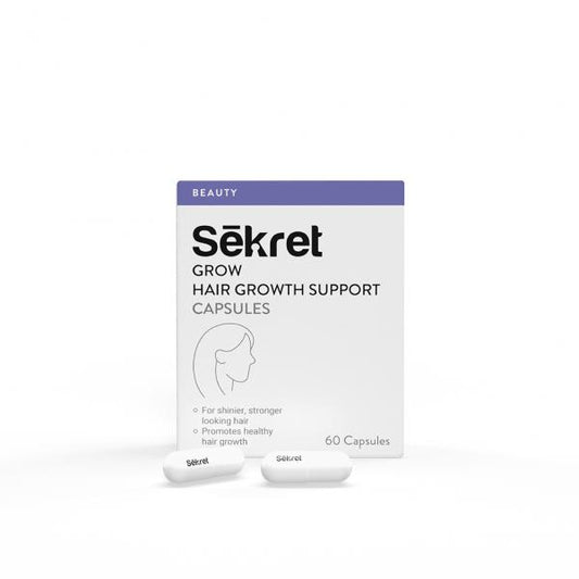 SEKRET GROW - HAIR GROWTH SUPPORT CAPSULES (60's)